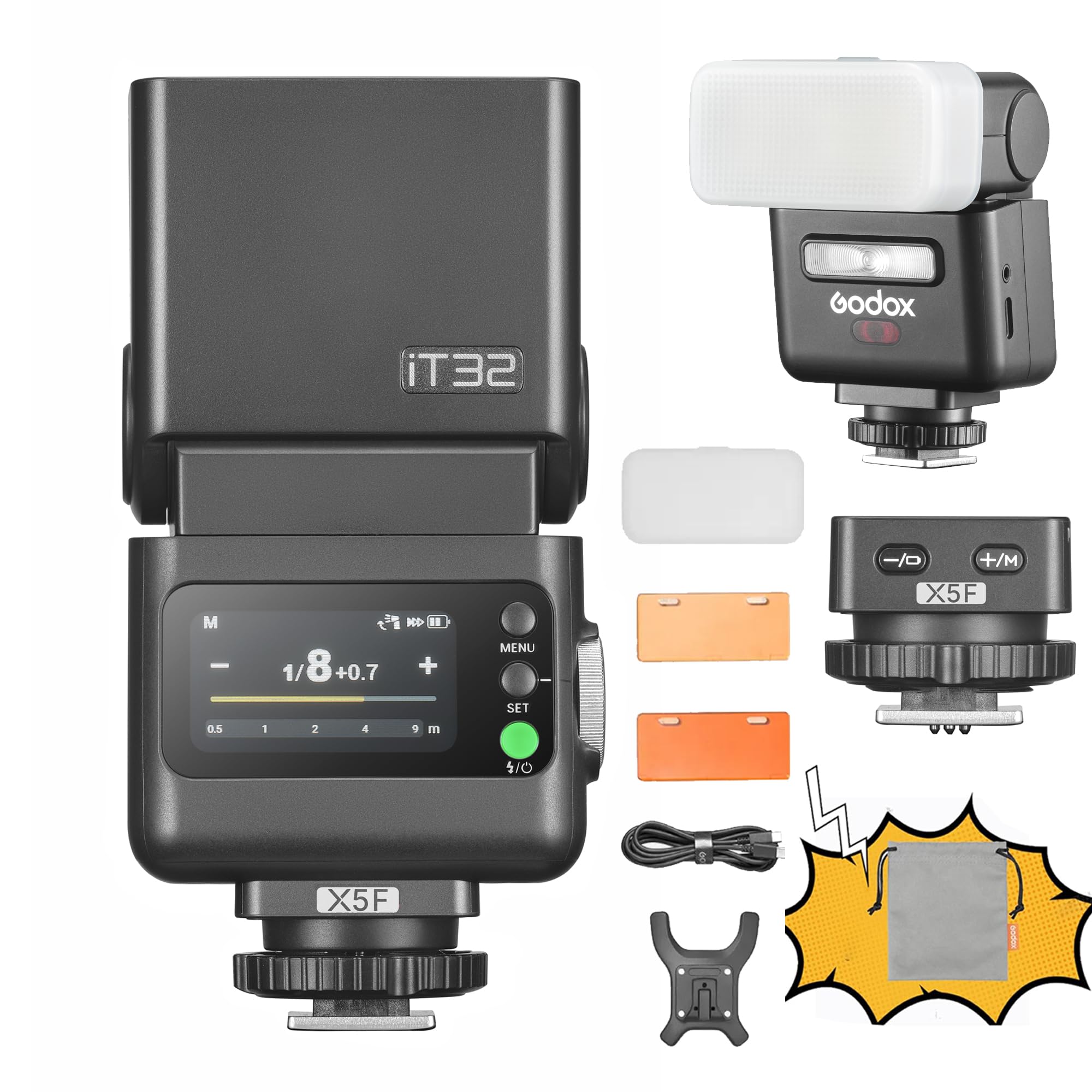 Amazon.com : GODOX IT32 TTL Camera Flash with X5 Wireless Flash